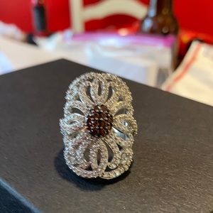 925 Sterling Silver CZ Sparkling Ring